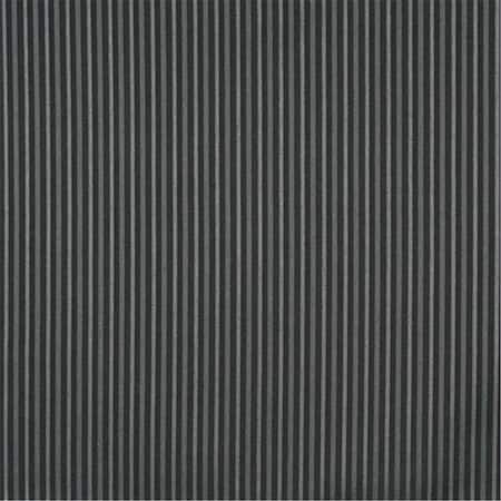 Designer Fabrics 54 in. Wide Grey- Striped Heavy Duty Crypton Commercial Grade Upholstery Fabric F759